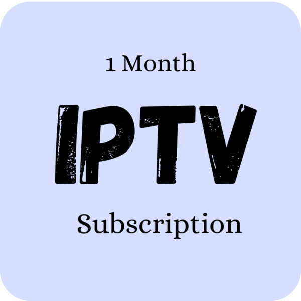 1 Month IPTV Subscription